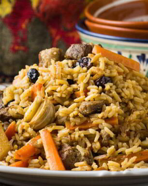 Ароматный плов на мангале