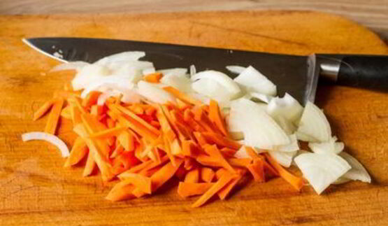 овощной плов с лесными грибами и фасолью