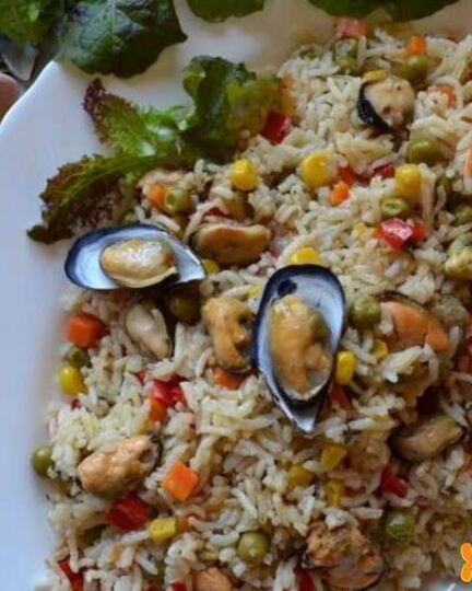 Рецепт паэльи с мидиями