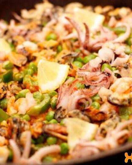 Рецепт паэльи с морепродуктами