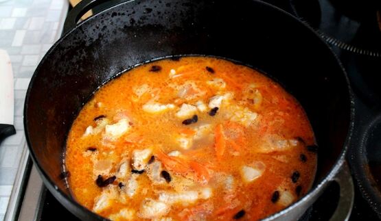 плов из баранины в казане