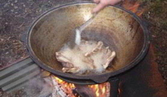 плов на костре