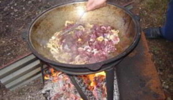 плов на костре