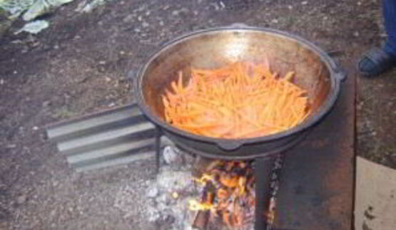 плов на костре