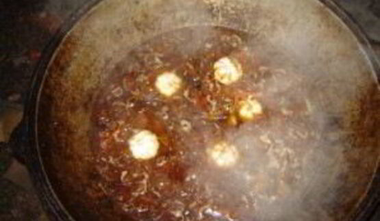 плов на костре