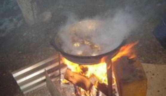 плов на костре