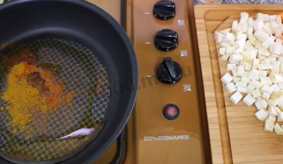 плов постный с овощами