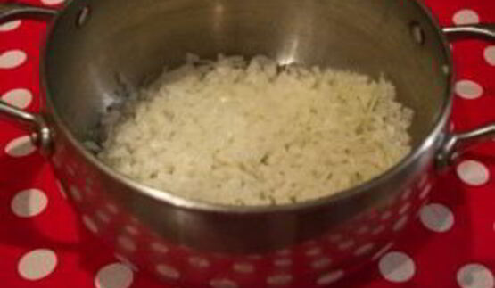 плов с белыми грибами