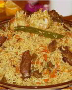 Плов с чесноком