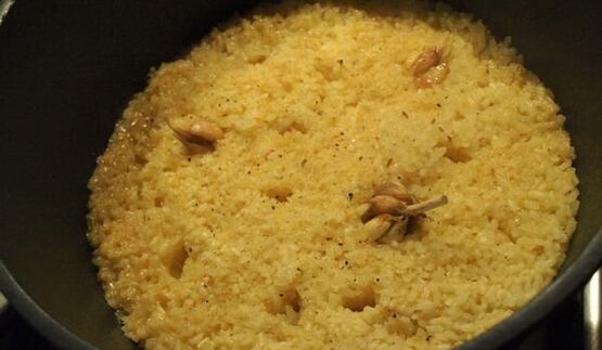 плов с нутом