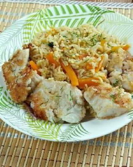 Рецепт плова с рыбой