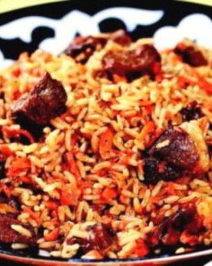 Плов с сухофруктами по-татарски