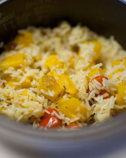 Рецепт плова с тыквой в мультиварке