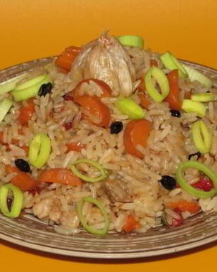 Плов со свининой в скороварке