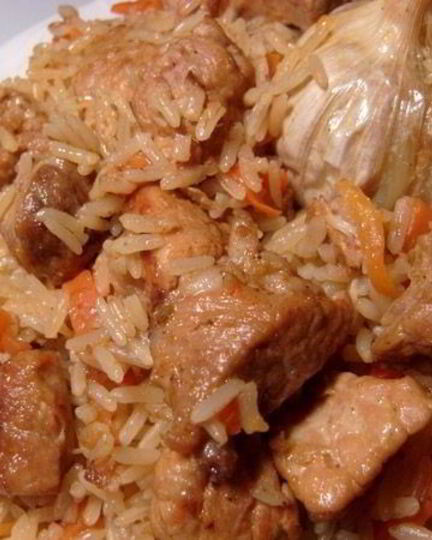 Рецепт плова со свининой