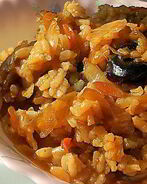 Постный капизняк — сочный плов с квашеной капустой