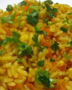 Вегетарианский плов с овощами