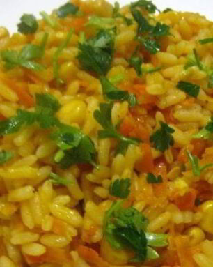 Вегетарианский плов с овощами