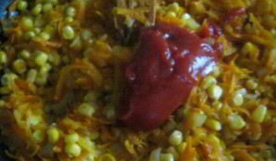 вегетарианский плов с овощами