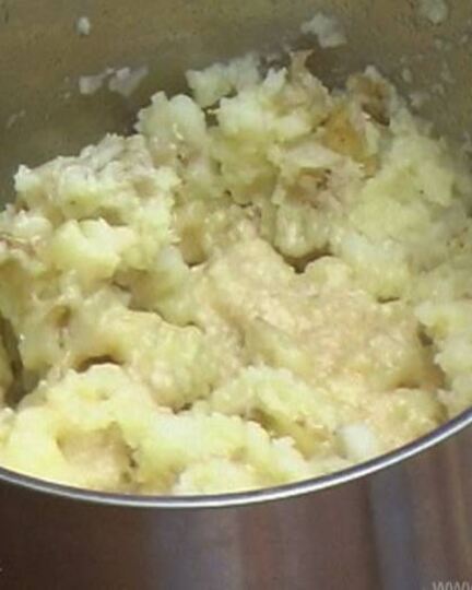 Рецепт пюре из молодого картофеля с пармезаном