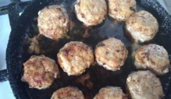 фрикадельки с овощным рагу