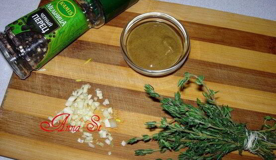 фрикасе из кролика с тимьяном