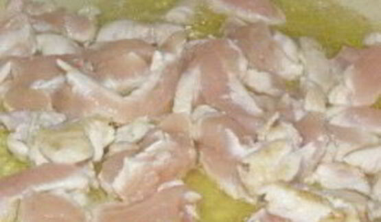 фрикасе из курицы с шампиньонами