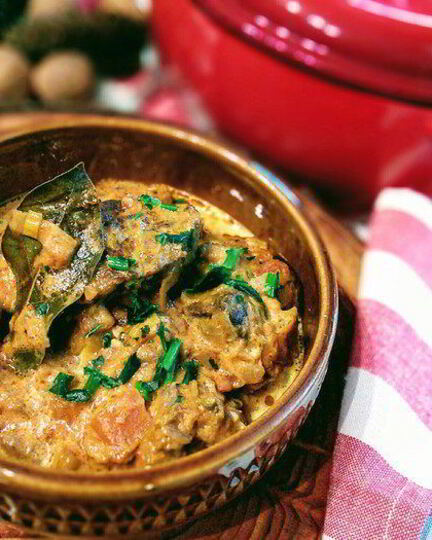 Рецепт говяжьего рагу в томатно-сливочном соусе