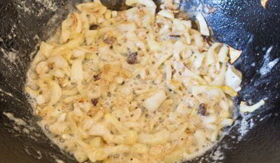 грибное рагу с уткой