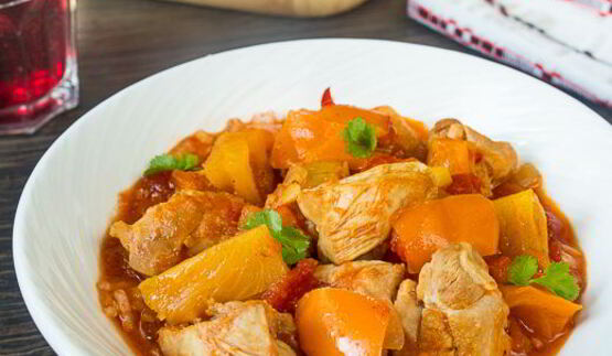 карибское рагу из курицы