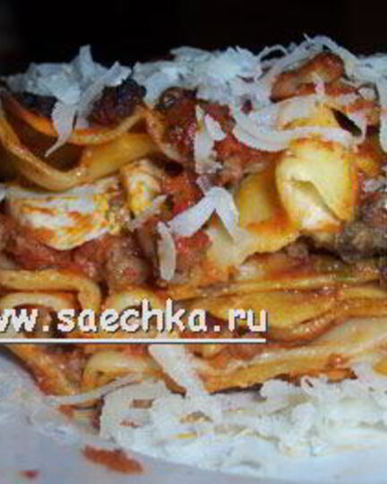 Рецепт лазанья под соусом рагу алла болоньезе