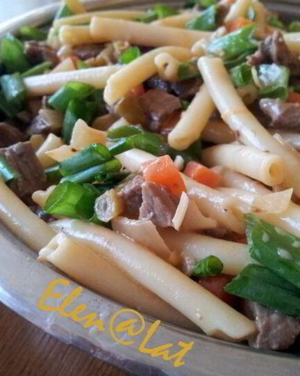 Рецепт мини-маккерончинь с аппетитным рагу