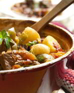 Мясное рагу с овощами