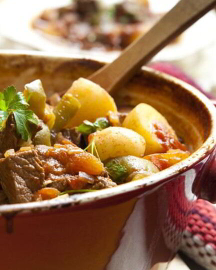 Рецепт мясного рагу с овощами