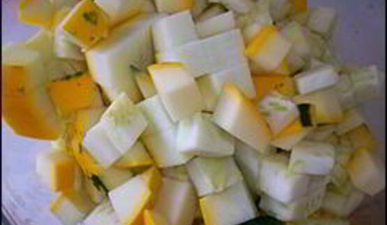 овощное рагу с баклажанами и кабачками