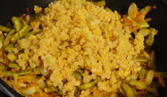 овощное рагу с чечевицей