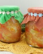 Овощное рагу с кабачками на зиму