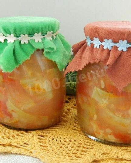 Рецепт овощного рагу с кабачками на зиму