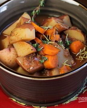 Овощное рагу с картошкой