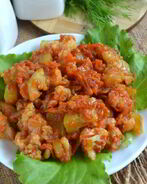 Овощное рагу с цветной капустой и кабачками