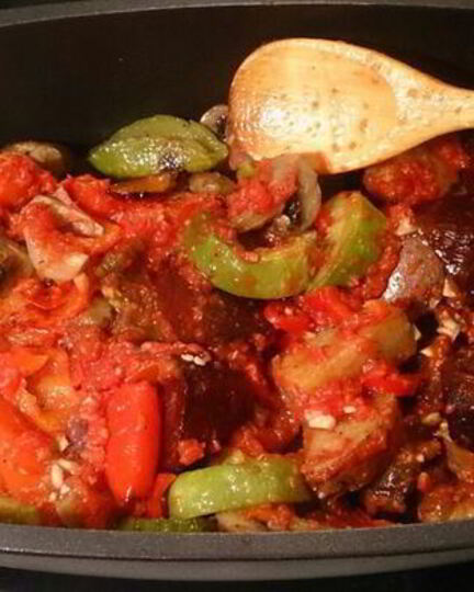 Рецепт печеного овощного рагу