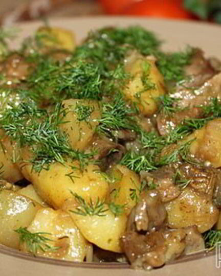 Рецепт рагу из куриных желудочков