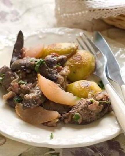 Рецепт рагу из свинины с грушей