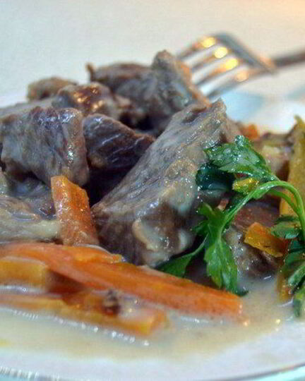 Рецепт рагу из телятины по полю бокюзу