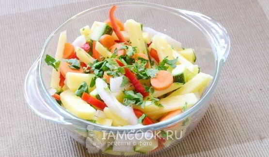 рагу овощное с мясом и картошкой