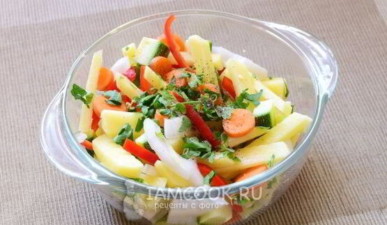 рагу овощное с мясом и картошкой