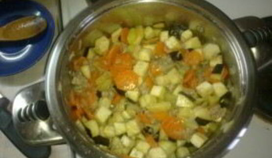 рагу с фаршем и овощами