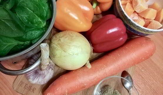 рагу с нутом и тыквой