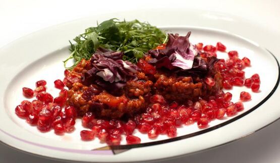 красное ризотто из перловки