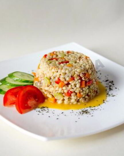 Рецепт ризотто из перловки с овощами